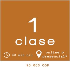 1 Sesión personalizada de clase