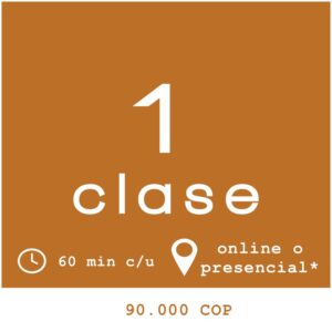 1 Sesión personalizada de clase